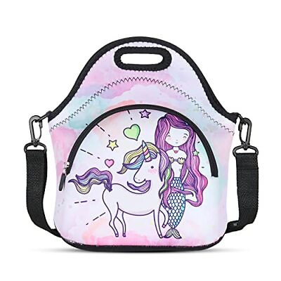 #ad Neoprene Lunch Bags with Shoulder Strap Lunch Totes for Women Insulated Lunch...