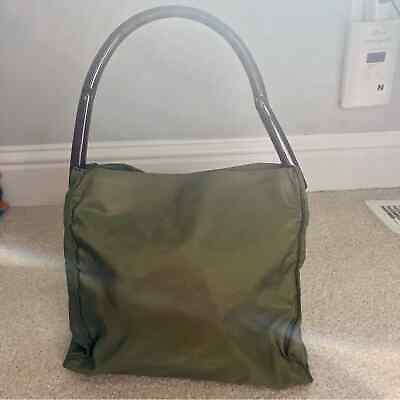 #ad Prada authentic handbag nylon shoulder bag with COA