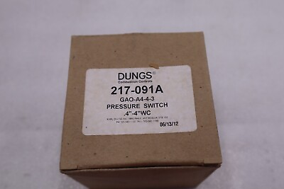 #ad DUNGS GAO A4 4 3 GAS PRESSURE SWITCH STOCK #3444