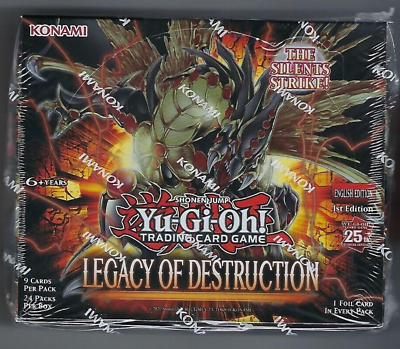 #ad YuGiOh Legacy of Destruction Booster Box English Factory Sealed