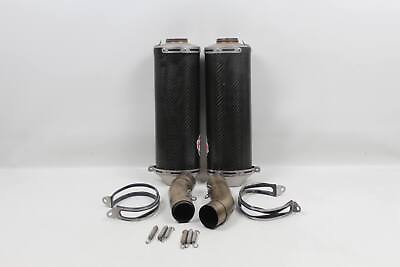 #ad Ducati 1198 09 11 848 1098 Termignoni Slipon Exhaust Cans Can Muffler Pipes NICE