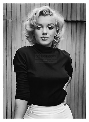 #ad MARILYN MONROE IN BLACK TOP SEXY CELEBRITY MODEL ACTRESS 5X7 PHOTO