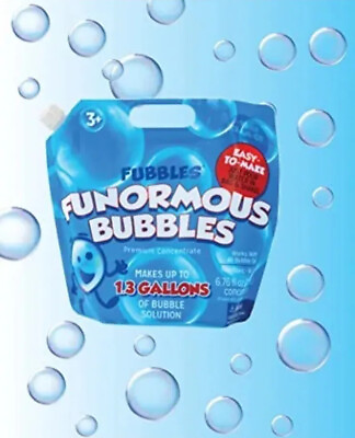 #ad Little Kids Bubbles by Fubbles — Bubble Solution Refill — Non Toxic Concentrate