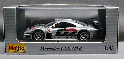 #ad Maisto Clasic Collection Mercedes CLK GTR 1:43 Scale No.31504 NIB