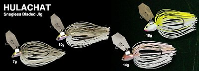 #ad NORIES HULACHAT Snagless Bladed Jig 7g
