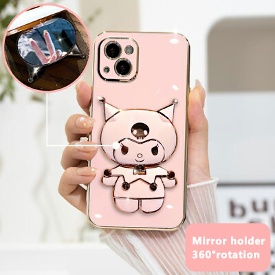#ad For iPhone 14 Pro Max 13 12 11 8 7 6 XS XR Cute Cartoon Kuromi Shockproof Case