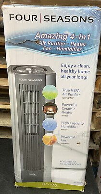 #ad 🍏 Envion 49298 Four Seasons 4 in 1 Air Purifier Fan HeaterOpen Box 🆕