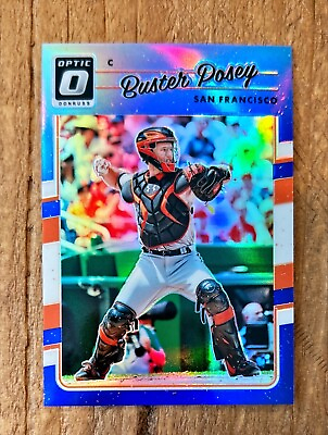 #ad 2017 Donruss Optic #134 Buster Posey Blue # 149