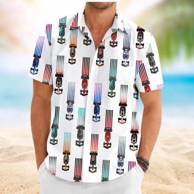 #ad Minimalist F1 Hawaiian Shirt All over Print Short sleeve Hawaiian Shirt