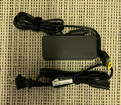 #ad Genuine Lenovo 45W Power Adapter Charger Slim Rectangle Tip