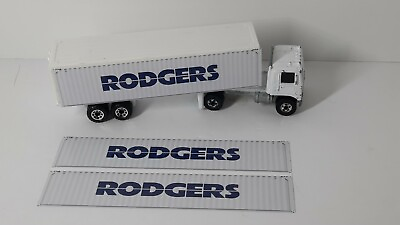 #ad Fast amp; the Furious Rodgers Semi Trailer set of 2 stickers only 1quot; x 5quot; size
