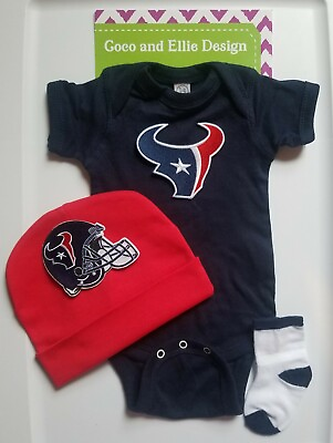 #ad Texans baby newborn clothes Texans baby gift Houston football baby gift