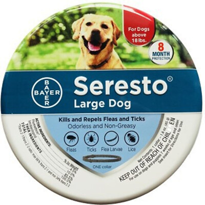 #ad Seresto Flea and Tick Collar 8 Months Protection for Large Dogs Diameter 70 cm