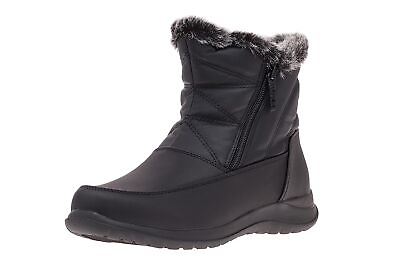totes Women#x27;s Snow Boot Black EUR 38 US 8 W
