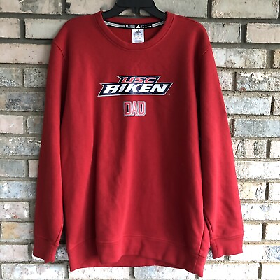 #ad Men’s Adidas USC Aiken Dad University South Carolina Size 2XL Red Sweatshirt