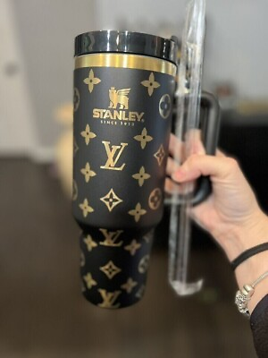 #ad Black LV and Stanley logo Stanley Style Tumbler 40 oz