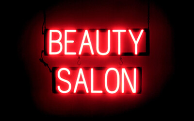 #ad SpellBrite Ultra Bright BEAUTY SALON Neon LED Sign Neon look LED performance