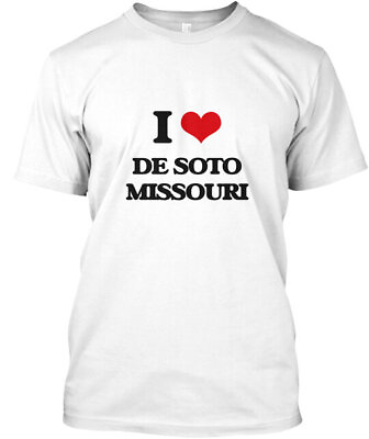 #ad I Love De Soto Missouri T Shirt Made in the USA Size S to 5XL