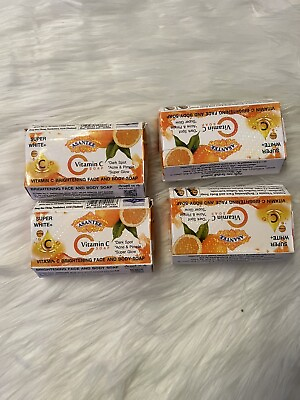 #ad 4 Bars x 125g Soap Vitamin C Asantee Face And body Brightening Soap Anti Acne