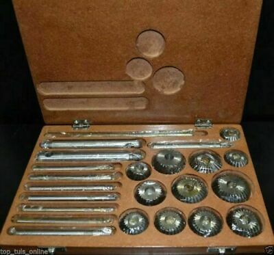 #ad VALVE SEAT CUTTER KIT 23 PCS HIGH CARBON STEEL CUTTER FOR VINTAGE BLOCK HEADS HQ