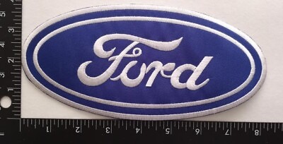 #ad Ford Classic Iron Sew On Embroidered Patch Oval high Quality Est. 8quot;