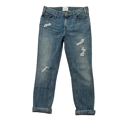 #ad McGuire Denim jeans 26 Mrs Robinson Boyfriend fit Relaxed Light blue wash Womens