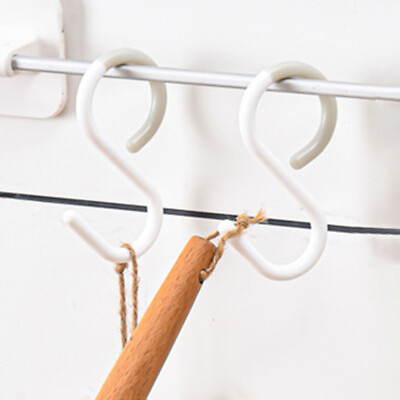 #ad 12 Pcs Kitchen Hanging Hooks Wall for Hats Coat Hanger