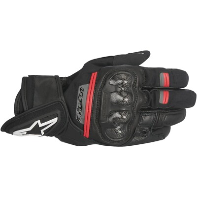 #ad Alpinestars Rage Drystar Waterproof Motorcycle Motorbike Gloves Black Red