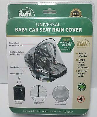 #ad New Universal Baby Car Seat Rain Cover Waterproof Protect from Snow Dust NB201GN