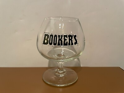 #ad Booker#x27;s Bourbon Whiskey Snifter Pedestal Taster Glass 3 3 4quot; Tall