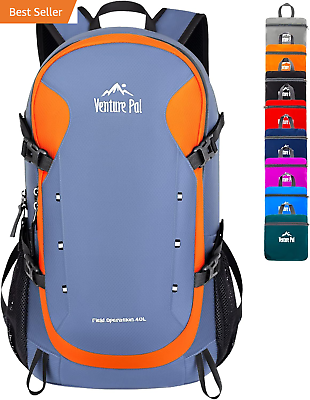 #ad 40L Lightweight Packable Travel Hiking Backpack Daypack
