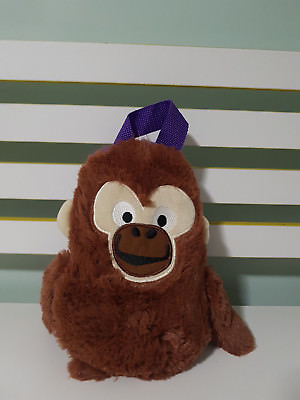 #ad EMIRATES FLY WITH ME MONKEY LITTLE BACKPACK WITH PURPLE BLANKET ENRICO MONKEY