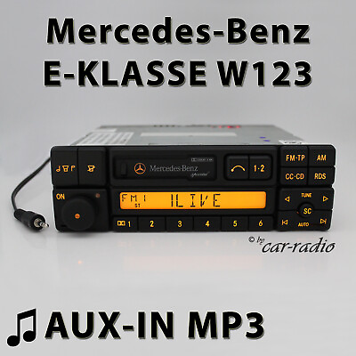 #ad Mercedes W123 Radio Special BE2210 MP3 AUX IN Becker E Klasse C123 Autoradio