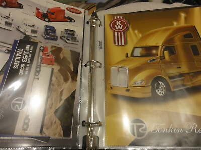 #ad Tonkin Replicas DIECAST Semi Tractor Truck Models Brochure flyer lot Peterbilt