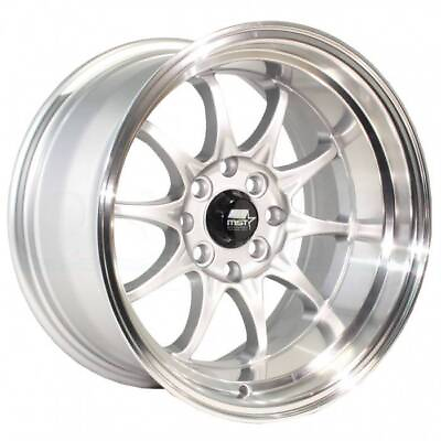 #ad MST MT11 17x9 5x100 5x114.3 20 Silver Wheels 4 73.1 17quot; inch Rims