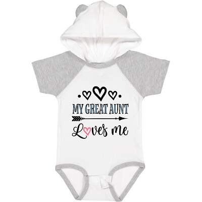 #ad Inktastic My Great Aunt Loves Me Baby Bodysuit Auntie New From One piece Infant