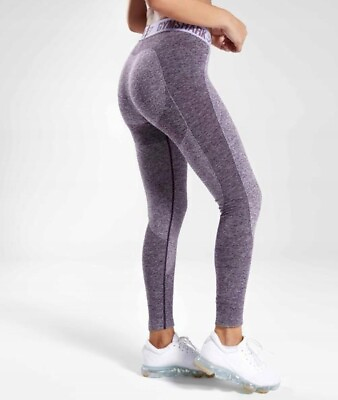 #ad Gymshark Flex Legging Size S V3 Rich Purple Marl Seamless Contour Womens Sport