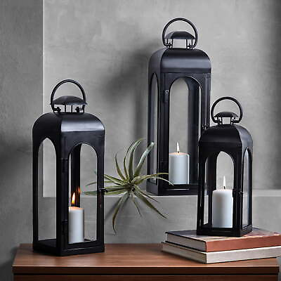#ad Better Homes amp; Gardens Metal Candle Holder Lantern Black Medium