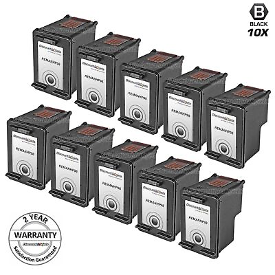 #ad 10 C9364WN Black Printer Reman Ink Cartridge for HP 98 HP98 OfficeJet H470wbt
