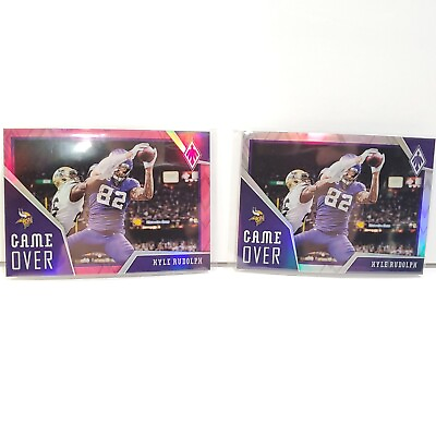 2020 Phoenix Game Over Pink 199 Kyle Rudolph #3 amp; Game Over Insert Vikings $3.88
