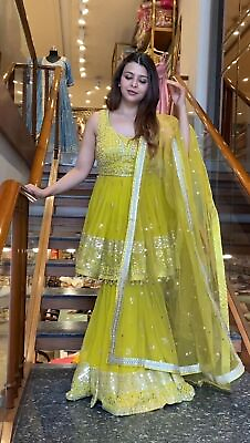 #ad NEW BOLLYWOOD INDIAN PAKISTANI DRESS SALWAR KAMEEZ DESIGNER WEDDING PARTY WEAR