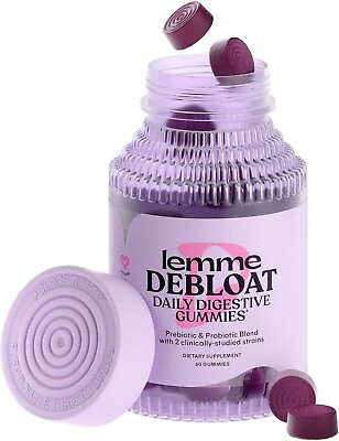 #ad Lemme Debloat Digestive amp; Gut Health Gummies with 2 Clinically Studied...