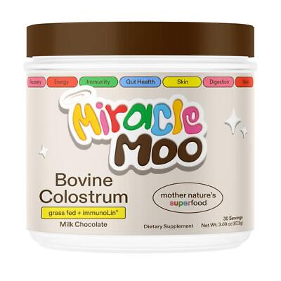 #ad Miracle Moo Colostrum Powder Chocolate Grass fed Colostrum with ImmunoLin