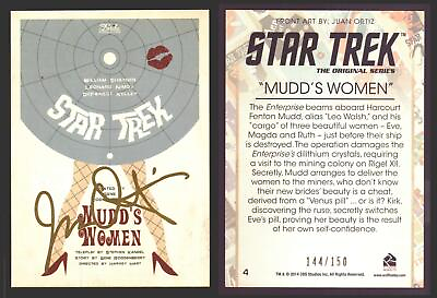 #ad Star Trek Portfolio Prints Juan Ortiz Gold Parallel Trading Cards You Pick 1 80