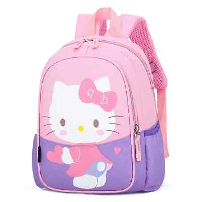 #ad Hello Kitty Schoolbag Cartoon Cute Children#x27;s Backpack School Supplies Pink