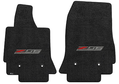 #ad Lloyd ULTIMAT Ebony FLOOR MATS with Z06 SUPERCHARGED logo 2015 to 2019 CORVETTE