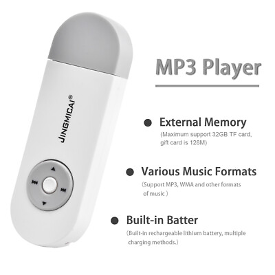 #ad Mini USB Sport MP3 Player Walkman U Disk Support Up To 32GB Micro SD Memory Card