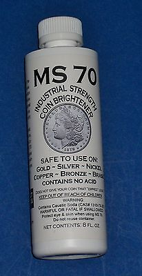#ad MS70 Coin Cleaner Brightener and Cleaner for Gold Silver Copper Nickel