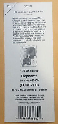 #ad 2022 Elephants Forever Stamp Deck Card. Look Closely At Edges In Photos DC 081