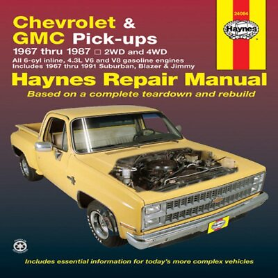 #ad Chevrolet amp; Gmc Pick Ups Automotive Repair Manual Chevrolet and Gmc Pick Ups ...